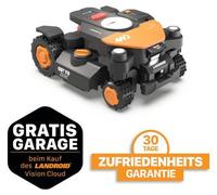 Tondeuse robot WORX WR344E 20 V Landroid Vision Cloud L4000 22 cm/4 000 m², sans fil périphérique, tondeuse robot à IA, quatre roues motrices