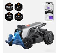 Tondeuse robotisée AIRSEEKERS TRON Standard avec batterie 15 Ah, 2400 m² et charge rapide - TRON 2400 m²