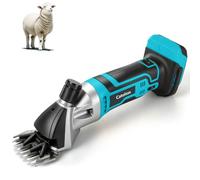 Tondeuse sans fil pour Makita 18 V LiIon, 850 W, 2300 tr/min, 6 vitesses, pour moutons, chèvres et bovins sales (sans batterie)