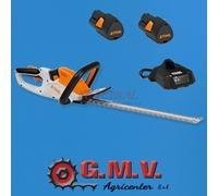 Tondeuse Stihl HSA 40 avec 2 batteries AS 2 et chargeur AL 1