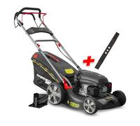 Tondeuse thermique - ELEM GARDEN TECHNIC - 144.3cc - 46cm - Autotractée - 2 lames + mulching