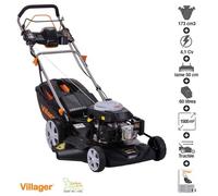 Tondeuse tractée mulching démarrage électrique 173cc 4 en 1 lame 50cm Villager Falcon 5111T-ES