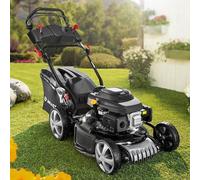 Tondeuses à essence autopropulsées | 5,2 kW (7 ch) | Démarreur électrique | Largeur de coupe de 48 cm | Nombreux modèles disponibles | | Moteur 4 temps OHV | Hauteur de coupe de 30 à 80 mm | Bac de ra