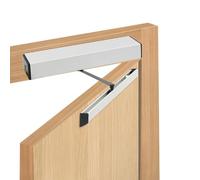 TONFEION Ouvre-porte électrique 65 W - Entraînement de porte maximum 99° | Avec 2 télécommandes, poids jusqu'à 110 kg, temps d'ouverture réglable de 0 à 30 s, pour portes en bois, portes en acier