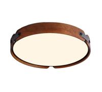 TONFON Plafonnier Rond Rustique encastré de Style Japonais en Acrylique Moderne for Salon, Chambre à Coucher, Salle à Manger, Cuisine, Salle d'étude, Couloir(N,56CM)