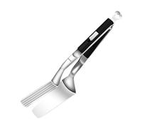 Tong Spatula Flipper Combo, pinces à spatule pour retourner - Pince à gril en acier inoxydable épaissie, spatule à pince pour barbecue | Pince de cuisine à pince pour pelle alimentaire suspendue, pour