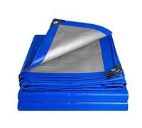 TONGQU Bâche imperméable 160g/m², bâche résistante avec Oeillets Bâche de Protection Polyvalente avec Oeillets pour Le Camping en Plein air, la pêche, Les Meubles de Jardin,Bleu,3x3m/9.84x9.84ft