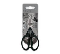 Tonic Studios Tim Holtz Ciseaux Gaucher Mini - 12,3 cm - Tout Usage & en Titane - pour Papier, Tissu & Plus - avec Protection des Lames - Antiadhésifs