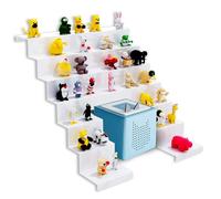 Toniebox Étagère pour Tonie appliquée à IKEA KALLAX - Organiseur de rangement magnétique pouvant contenir plus de 50 figurines et boîte de Toniebox | Étagère blanche pour enfants avec maintien