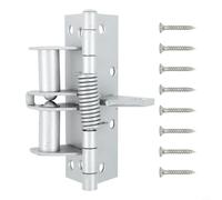 TONIXY Charnière de ferme-porte multifonction commerciale, positionnement à ressort avec maintien à 90°, fermeture automatique en douceur, fer, en option, noir, or, argent, pour maisons, abris de