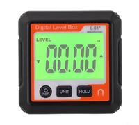 TONIXY Compteur d'angle numérique avec base magnétique, rapporteur électronique inclinomètre pour le travail du bois, mode absolu relatif commutable, verrouillage des données (C)