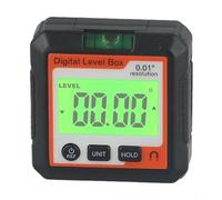 TONIXY Compteur d'angle numérique avec base magnétique, rapporteur électronique inclinomètre pour le travail du bois, mode absolu relatif commutable, verrouillage des données (D)