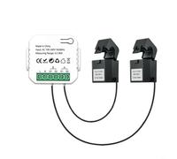 TONIXY Compteur d'énergie WiFi 2 voies pour une mesure indépendante avec pince (2 voies)