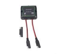 TONIXY Contrôleur de charge solaire MPPT 10 A 12 V IP67 étanche pour systèmes de batterie inondés de gel AGM, entrée PV 18 W, connecteur SAE, affichage LED, boîtier ABS, charge efficace pour la maison
