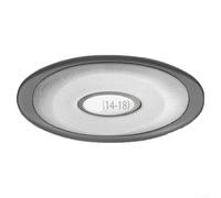 TONIXY Coussin ovale et montage arrière avec fenêtre à DEL, appui-tête de spa pour jacuzzi série J-300, compatible avec les modèles 2014 et 2007-2013 (1 pièce)