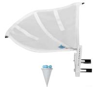 TONIXY Filet récupérateur de linge en maille anti-chute facile à installer pour portes de lave-linge à chargement frontal, respirant et lavable, gain de place, blanc, 25 x 15 x 12 cm