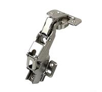 TONIXY Lot de 2 charnières de porte à fermeture amortie, grand angle de 165°, pour armoires avec coulissants, compatibles avec Hettich Sensys 8657I, design encastré nul à l'avant, laminé à froid (3)