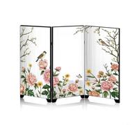 TONIXY Miroir pliable de style chinois avec cadre en acrylique pour affichage de table, séparateur décoratif compact 23 x 11 cm pour décoration d'intérieur moderne (E)