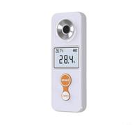 TONIXY Réfractomètre numérique pour Brix Meter rechargeable 0-32% 0-53% pour Brix Mete pour brassage maison avec écran LCD rétroéclairé et ATC pour jus de café, miel, sirop d'érable (STD-32A)