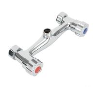 TONIXY Robinet mitigeur de baignoire et de douche, montage sur le pont - Valve à double sortie en laiton - Installation facile