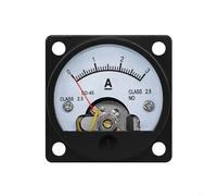 TONIXY SO-45 Ampèremètre analogique de type pointeur CC Gamme 3 A avec réglage zéro Boîtier ABS ignifuge pour métallurgie minière et ensembles d'équipements Noir