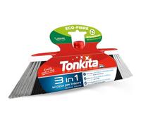 TONKITA | Balai 3 en 1 B-injection sans poignée, balai pour intérieur avec 3 types de poils pour recueillir tout type de saleté, balai avec fibres recy s, adapté à tout type de sol - Fabriqué en