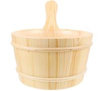 Tonneau en Bois pour Sauna, Ensemble Simple et Classique pour Hôtel | Bois , Capacité Raisonnable, Usage Maison Sauna, Accessoire Robuste, Style Cosy pour Bain et Détente