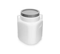 Tonneau en plastique 40L - UN - Carré - 45,5 cm hauteur - 22 cm ouverture - Contact alimentaire - Solide et durable