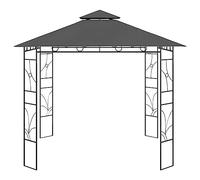 Tonnelle - 3 x 3 x 2,7 m - Anthracite - 160 g/m² | Construction en acier, revêtement polyamide, imperméable, pour fêtes, pique-niques, sports de plein air