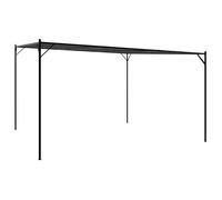 Tonnelle autoportante - vidaxl - 4x4 m - Anthracite - Toile amovible - Protection anti-UV - Imperméable - Cadre en acier