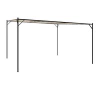 Tonnelle autoportante - vidaxl - 4x4 m - Beige - 180 g/m² - Toile amovible - Protection anti-UV - Imperméable