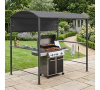 Tonnelle de Barbecue Pyrgos 215 x 220 x 140 cm Anthracite Gris Foncé