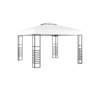 Tonnelle de jardin 3 x 3 m Blanc