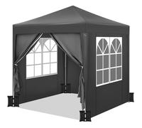 Tonnelle de Jardin avec 4 Sacs de Sable - WOLTU Tente Pliante - 2x2m - Anthracite W0UETT0838