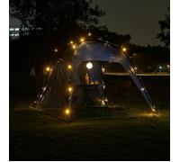 Pavillon LED 'Barendrecht' 250x250x190cm bleu