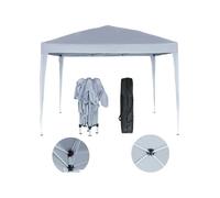 Tonnelle de jardin pliante ""Svetlana 4"" - 12 m² - 3 x 4 m - Blanc