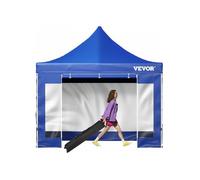 Tonnelle Imperméable 3x3 m Tente Pop-up Jardin avec Parois Latérales Pavillon Terrasse Extérieure Abri Pliable Soleil Pluie 02