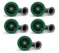 Tonnelle pour diffuseurs d'arrosage. Portée : 3,70 m. Angle d'arrosage réglable de 0 à 360°. Filetage femelle compatible avec Hunter, Rain Bird, Irritrol, KRain, Signature. Lot de 5 embouts.