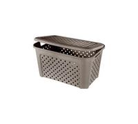 Arianna panier à linge 45 L Rectangulaire Polypropylène (PP) Marron