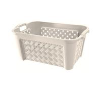 Tontarelli Arianna panier à linge 35 L Rectangulaire Polypropylène (PP) Beige Beige G