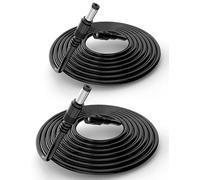 TONTON 2PACK 3M DC Câble d'extension d'alimentation Compatibilité avec les caméras Reolink RLC-810A; RLC-823A; RLC-510A; RLC-520A; RLC-811A; RLC-820A; RLC-523WA; RLC-510WA; E1 Outdoor (2 Pack)