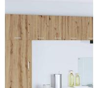 Tonture Armoire Suspendue 2 pièces en Bois d'ingénierie Chêne Artisan et Blanc 30 x 31 x 40 cm, Meuble de Rangement Moderne pour Cuisine, avec Porte à charnières et Grande capacité