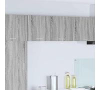 Tonture Armoire Suspendue 2 pièces en Bois d'ingénierie Gris Sonoma et Blanc 40 x 31 x 40 cm pour Rangement Cuisine Moderne avec Porte à charnières et Grande capacité