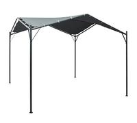 Tonture Auvent Tente belvédère 3x3 m Acier Anthracite abri Jardin Pliant Toile Protection Soleil Pluie pour terrasse Camping Barbecue en extérieur