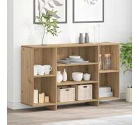 Tonture Buffet en Bois d'ingénierie Chêne Artisanal 120 x 30 x 75 cm Meuble de Rangement Moderne pour Salon Salle à Manger Bureau