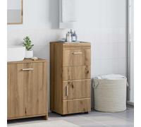 Tonture Ensemble d'armoire de Salle de Bain Tulum en Bois d'ingénierie Chêne Artisanal pour Rangement Moderne et élégant dans Salle d'eau compacte ou Grande