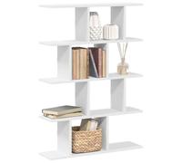 Tonture Étagère murale flottante à 12 compartiments en bois blanc pour salon, chambre à coucher, cuisine, bureau, peu encombrant, design en bois solide et rangement pratique