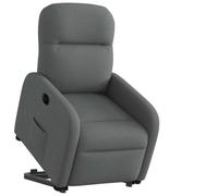 Tonture Fauteuil inclinable électrique Gris foncé en Tissu avec Dossier réglable, Repose-Pied motorisé, accoudoirs rembourrés, Design Ergonomique pour Salon, Bureau, Chambre et détente Confortable