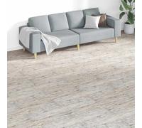 Tonture Lot de 18 planches de sol autocollantes, gris, 5,26 m², en PVC, revêtement de sol pour intérieur, design moderne, facile à poser, convient pour la rénovation et les espaces de vie