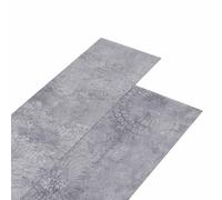 Tonture Lot de 28 planches de sol autocollantes en PVC gris ciment 30,5 x 61 cm, aspect bois pour rénovation, sol vinyle, stratifié, carrelage, parquet, linoléum, imperméables et antidérapantes pour